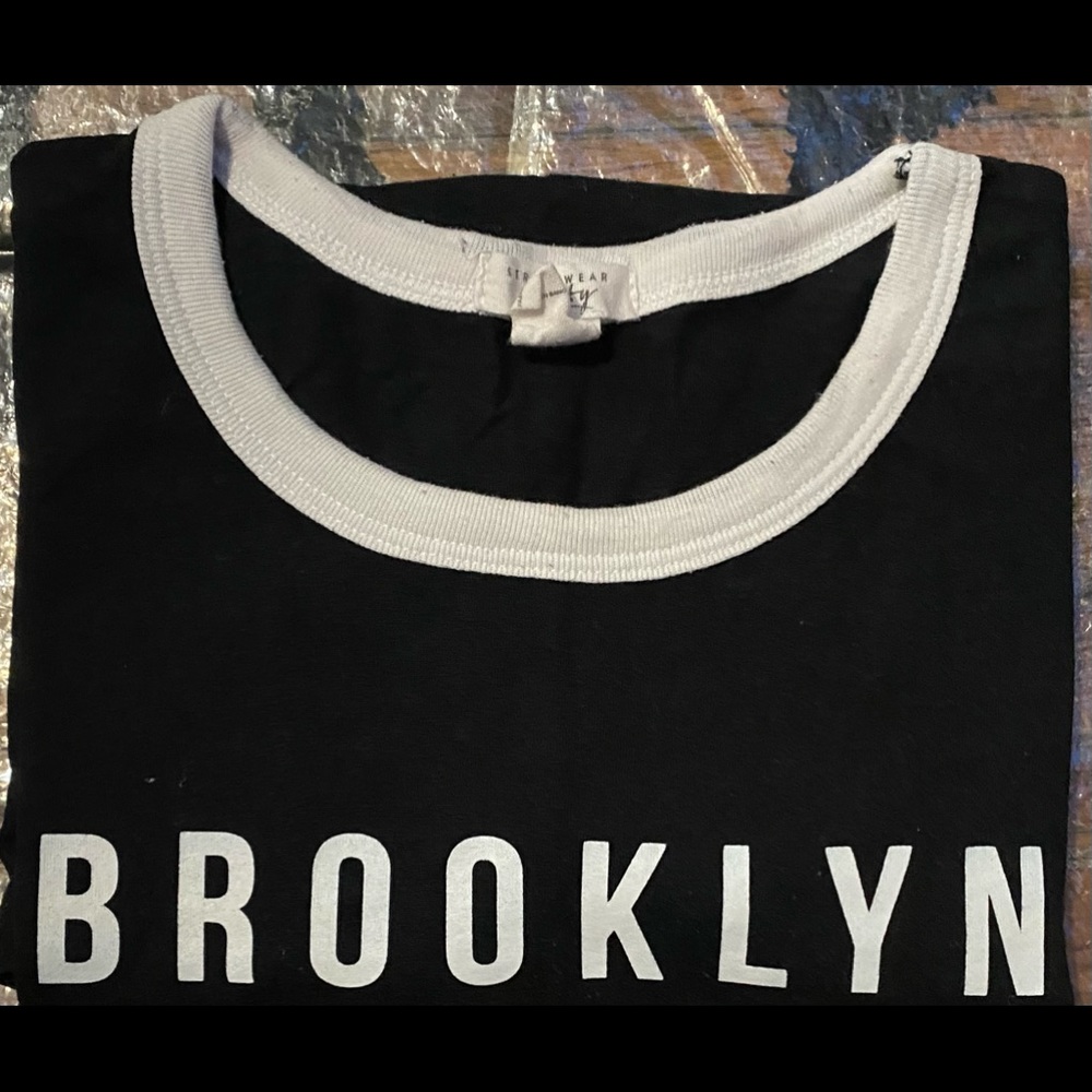 A black t-shirt